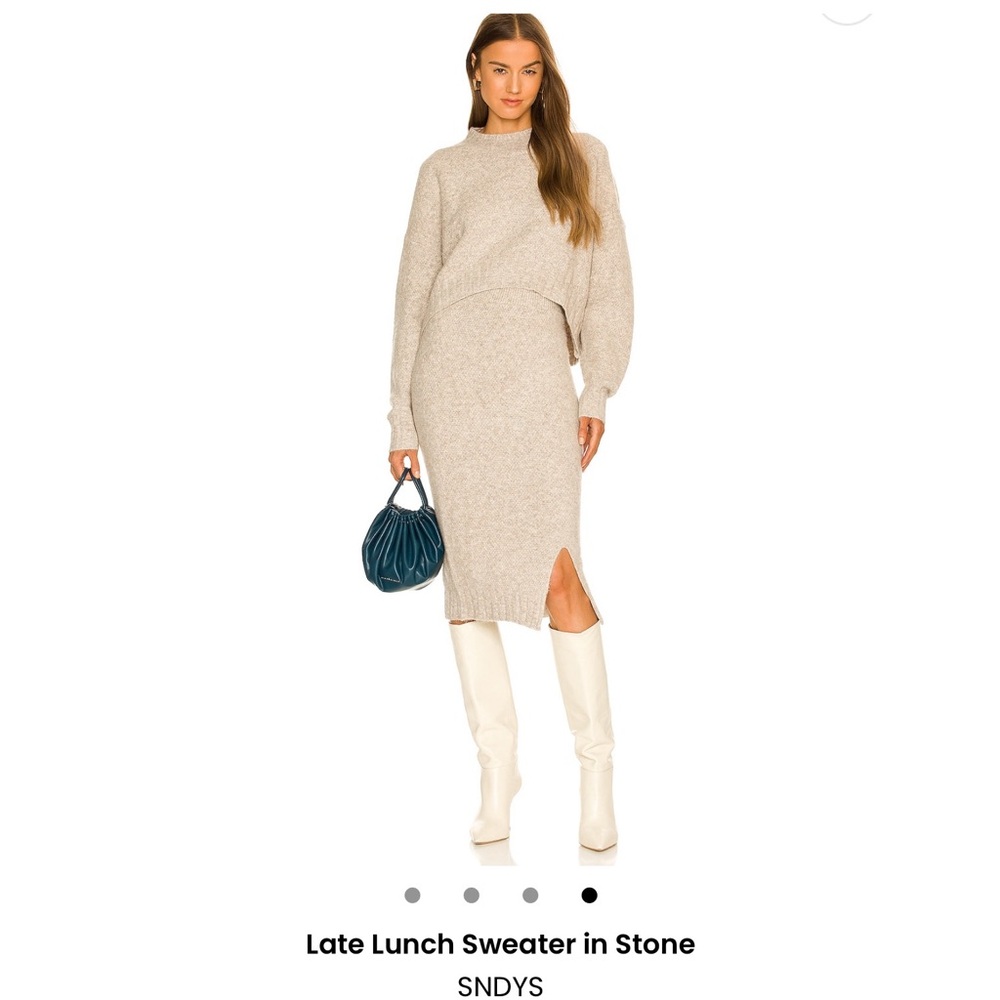 SNDYS Knit Sweater and Skirt Set